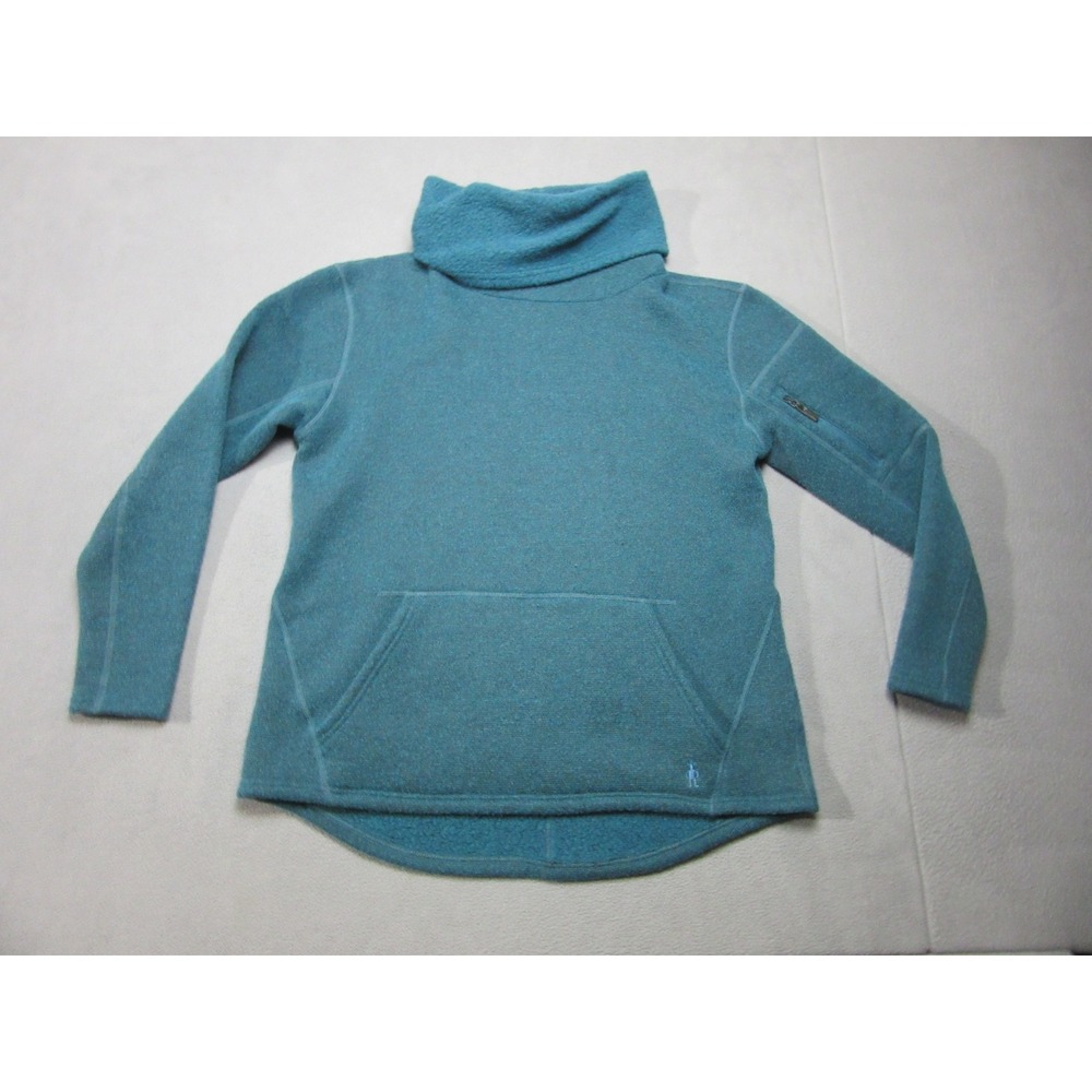 Smartwool Teal Cowl Neck Sweater